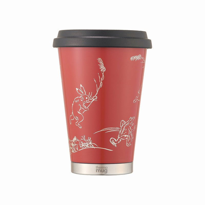 【漆】蒔絵 モバイルタンブラー ミニ|URUSHI MAKIE MOBILE TUMBLER MINI(鳥獣戯画 朱)