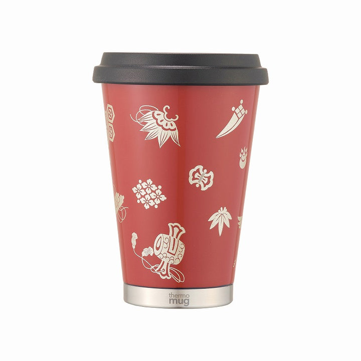 【漆】蒔絵 モバイルタンブラー ミニ|URUSHI MAKIE MOBILE TUMBLER MINI(宝尽くし 朱)