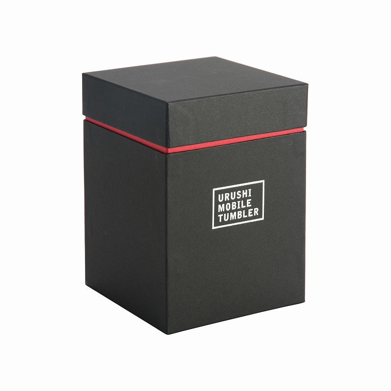 【漆】蒔絵 モバイルタンブラー ミニ|URUSHI MAKIE MOBILE TUMBLER MINI(波千鳥 朱)