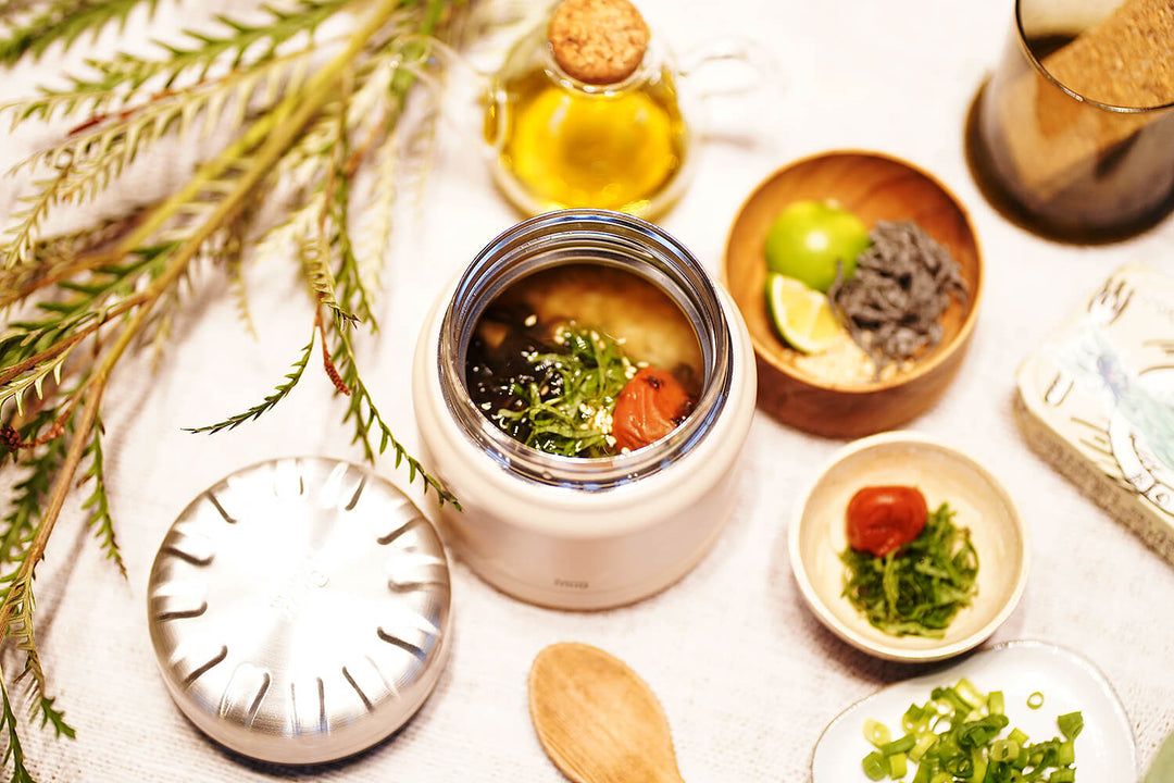 フードスタイリストがオススメする<br>＃サーモマグレシピ「大麦粥」