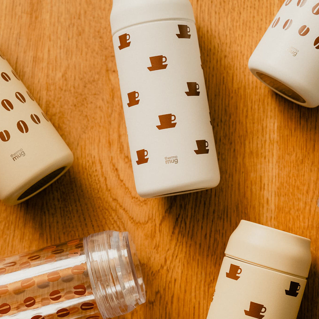 ギフトにもおすすめ！<br>かまわぬコラボの新デザイン<br>コーヒー豆&コーヒーカップ柄