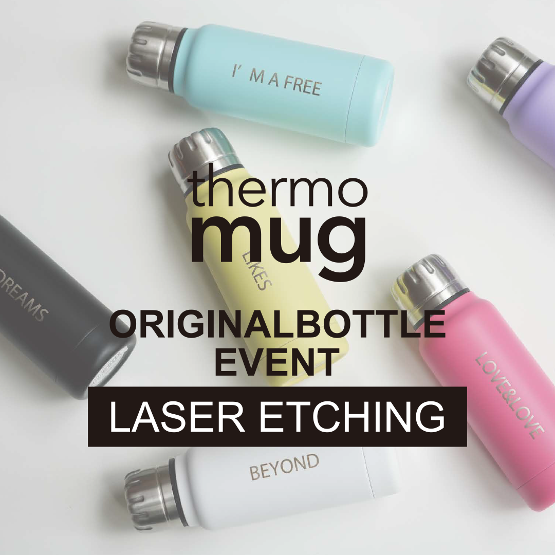 PLAZA ルミネ大宮店にてthermo mugのポップアップショップとレーザーエッチングサービスを開催！