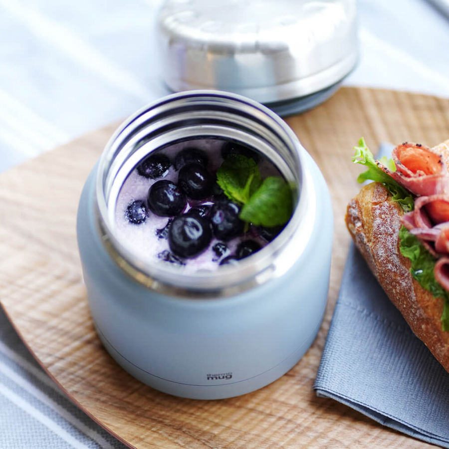 【フードスタイリスト監修】＃サーモマグレシピ「ブルーベリーヨーグルトシャーベット」