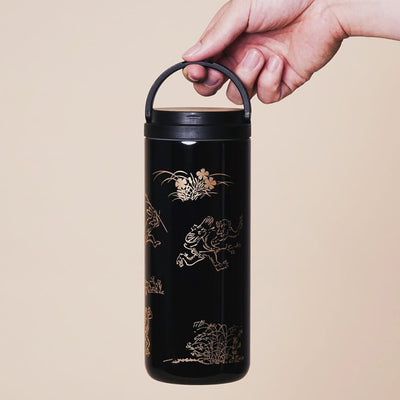 【漆】 蒔絵 ランタンボトル｜URUSHI MAKIE LANTERN BOTTLE（BLACK）