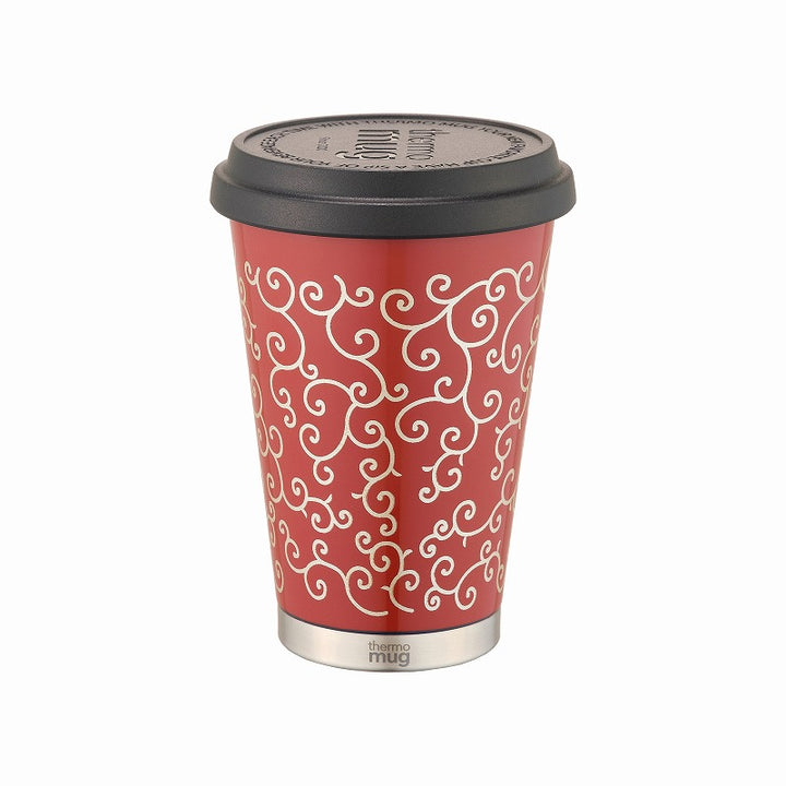 【漆】蒔絵 モバイルタンブラー ミニ｜URUSHI MAKIE MOBILE TUMBLER MINI（唐草 朱）