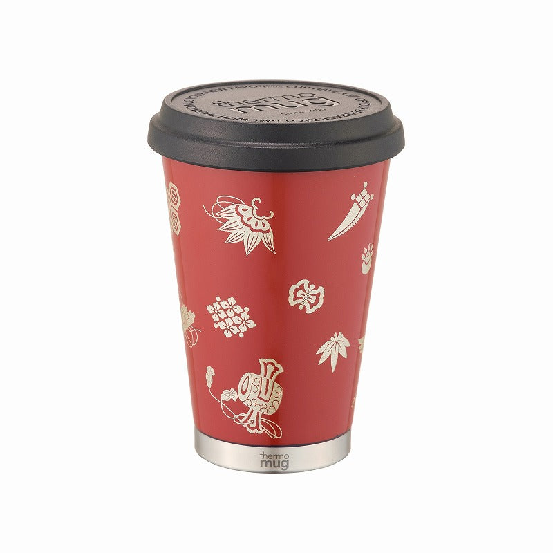【漆】蒔絵 モバイルタンブラー ミニ｜URUSHI MAKIE MOBILE TUMBLER MINI（宝尽くし 朱）