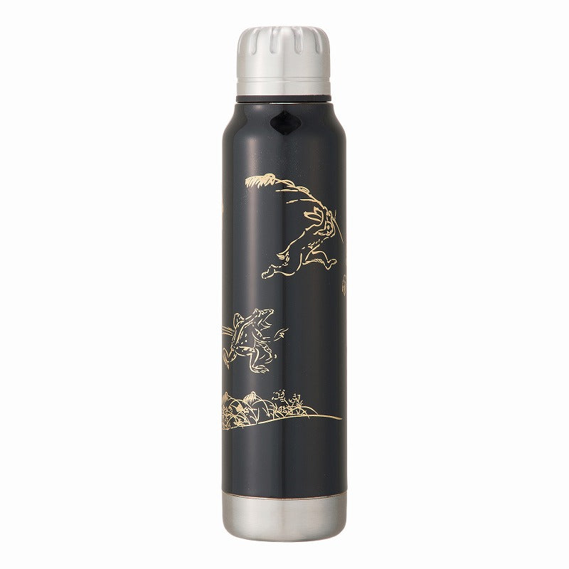 サーモマグ｜【漆】蒔絵 アンブレラボトル｜URUSHI MAKIE UMBRELLA BOTTLE（鳥獣戯画 黒） – サーモマグ｜thermo mug  公式サイト