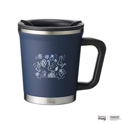 ダブルマグ ピーナッツ ネイビー ｜DOUBLEMUG PEANUTS NAVY (PIT-A-PAT)