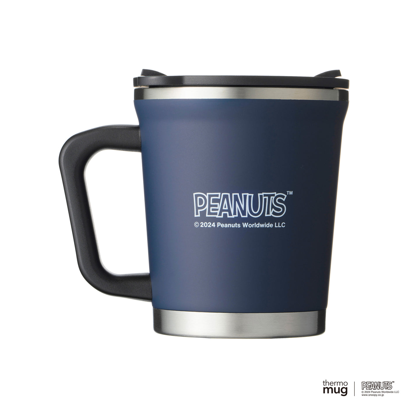 ダブルマグ ピーナッツ ネイビー ｜DOUBLEMUG PEANUTS NAVY (PIT-A-PAT)