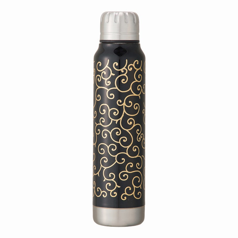 【漆】蒔絵 アンブレラボトル｜URUSHI MAKIE UMBRELLA BOTTLE（唐草 黒）