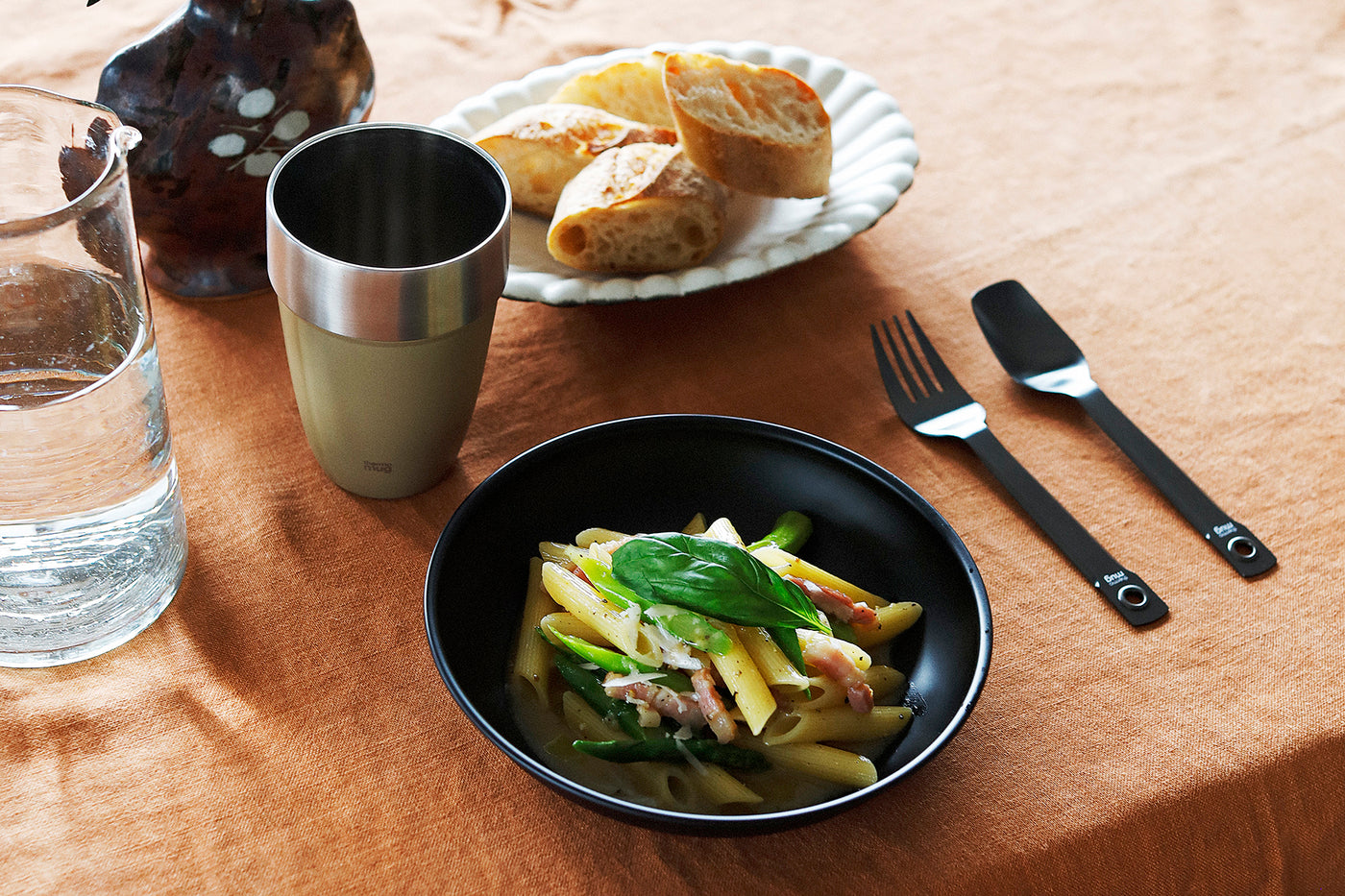 【燕】アイレット カトラリー フォーク｜TSUBAME EYELET CUTLERY FORK （BLACK）